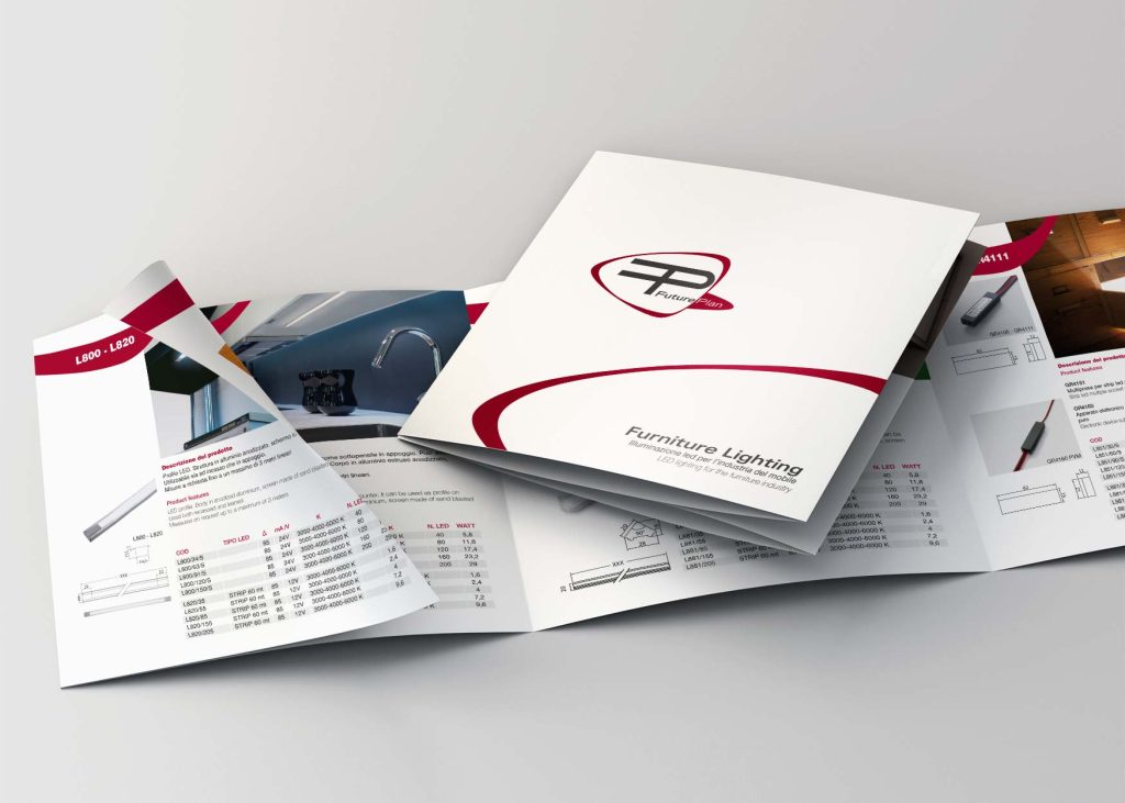 realizzazione grafica brochure pieghevole futureplan