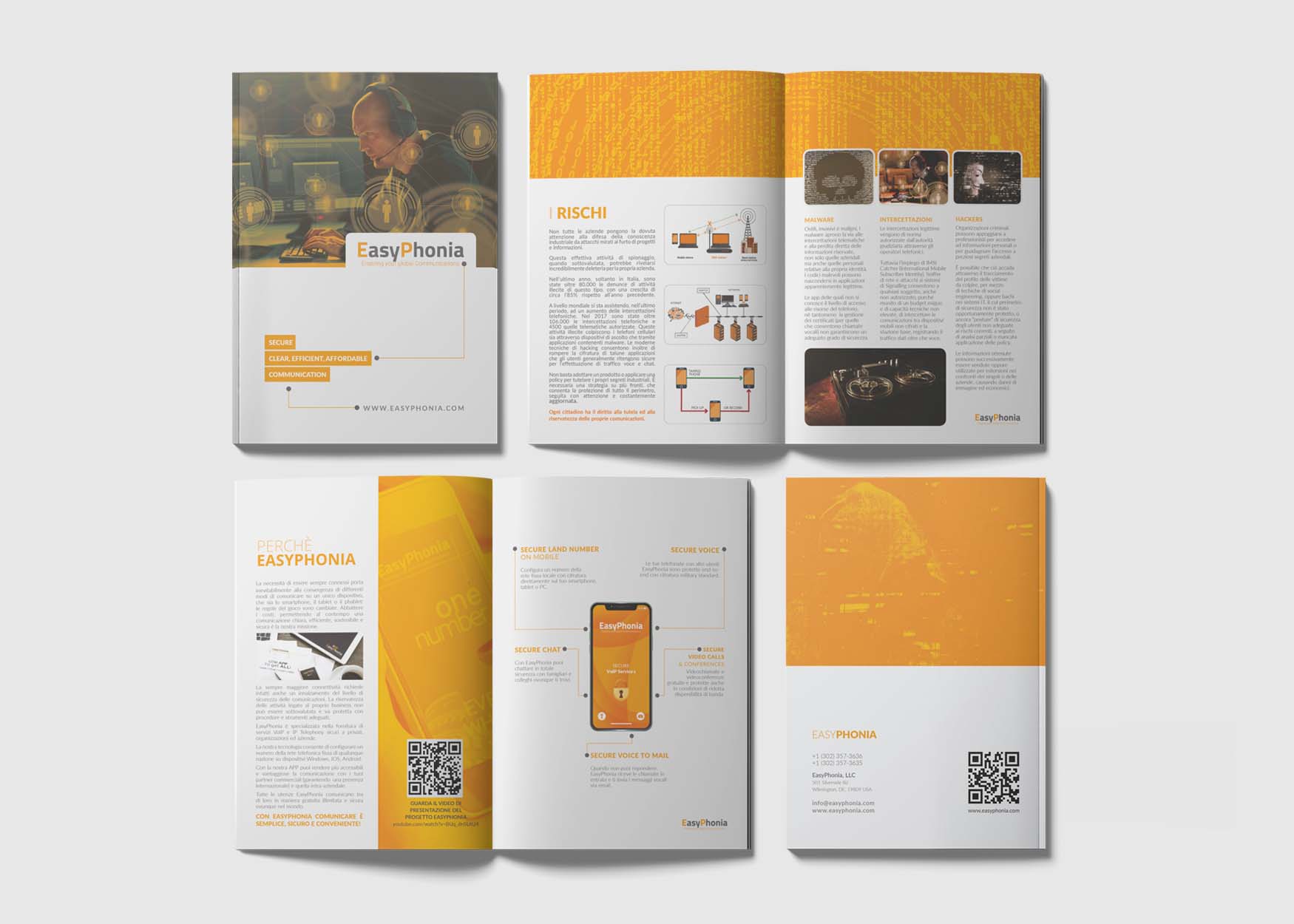 Realizzazioni grafiche del nostro studio | Prupix 66 brochure aziendale creazione