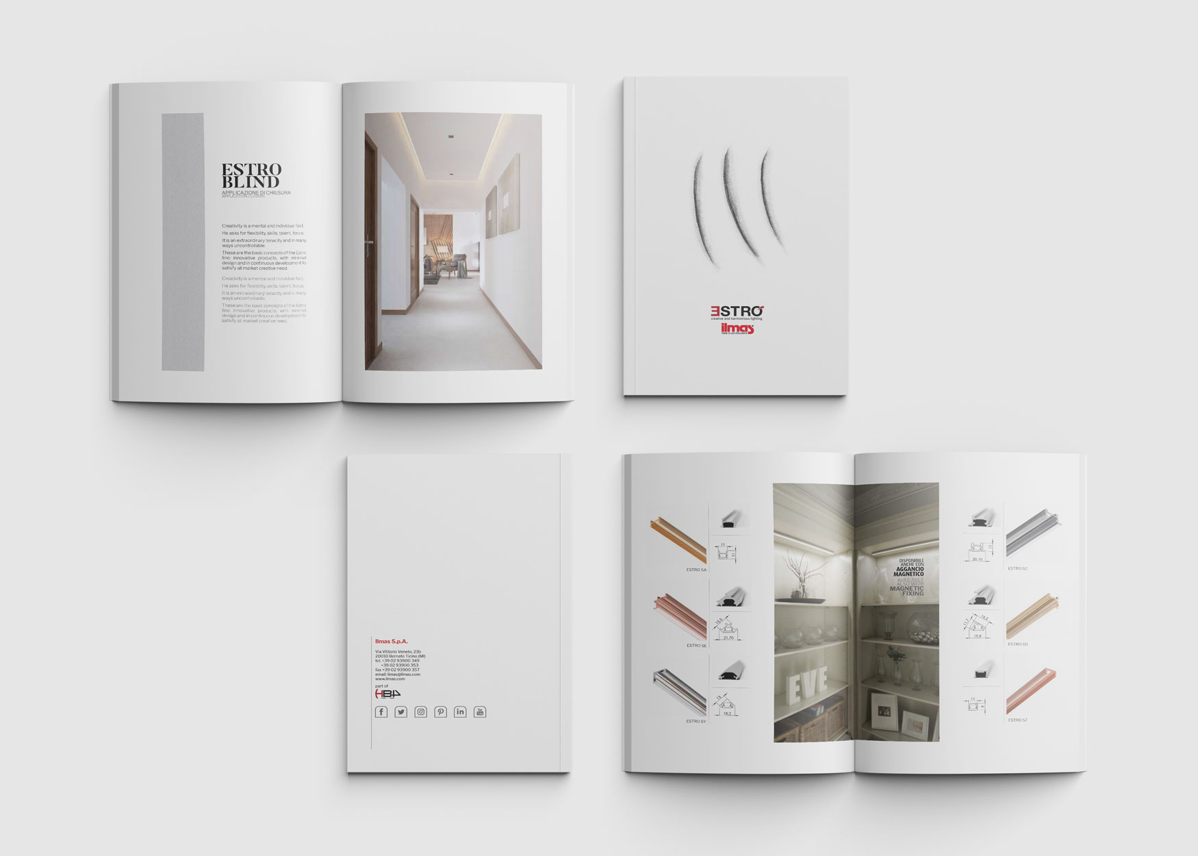 Realizzazioni grafiche del nostro studio | Prupix 63 creazione brochure