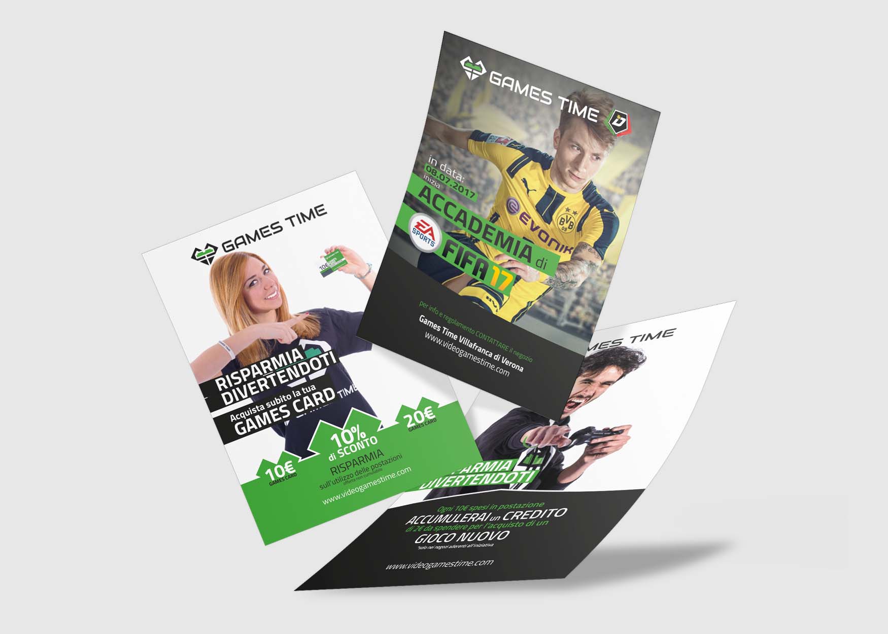 Realizzazioni grafiche del nostro studio | Prupix 93 grafica volantino videogioco