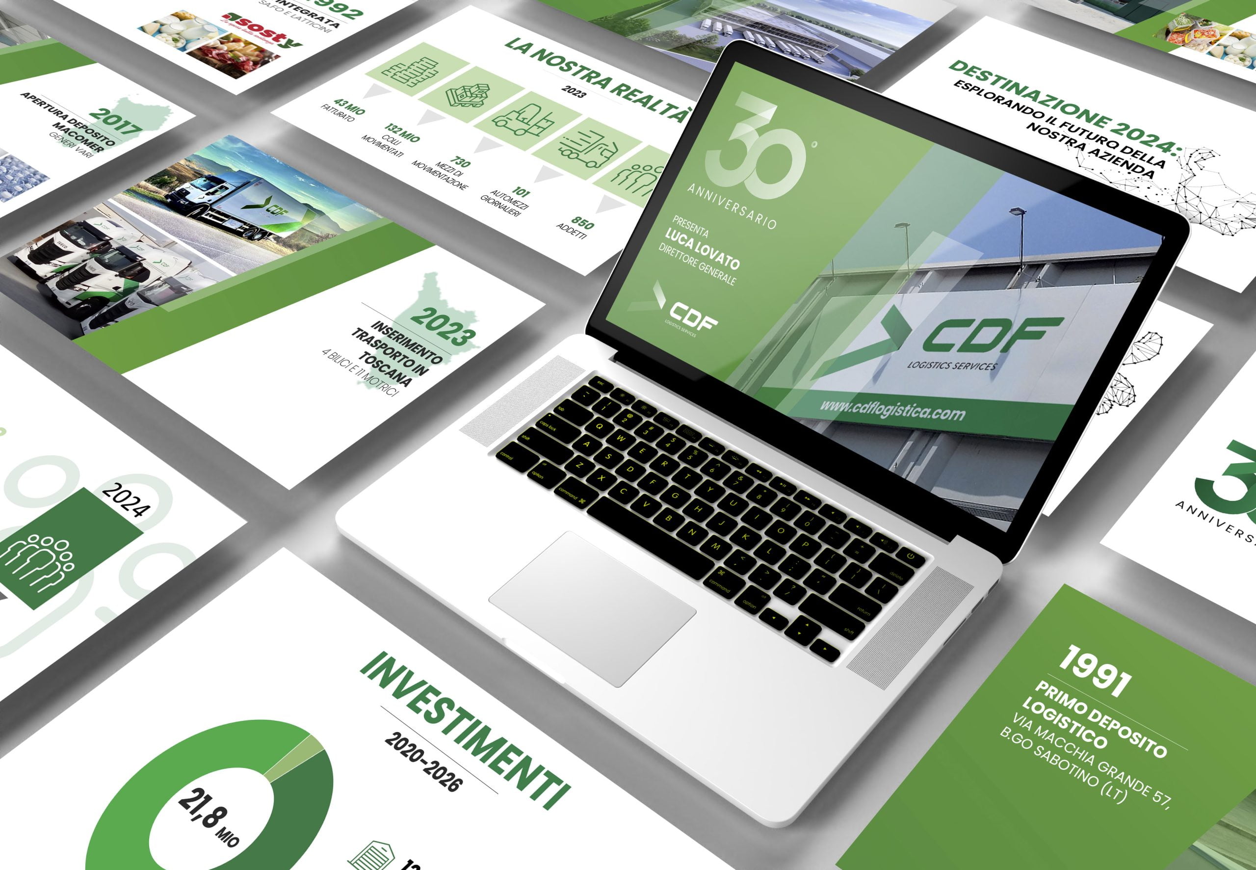 Realizzazioni grafiche del nostro studio | Prupix 31 Realizzazione Presentazione Powerpoint Evento